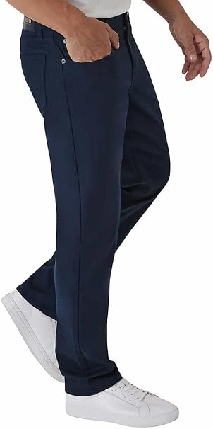 IZOD Jeans Regular Fit con Ultracomfort Stretch – Azul Marino - Imagen 5