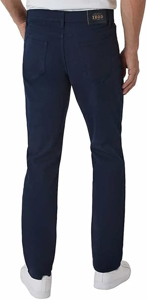 IZOD Jeans Regular Fit con Ultracomfort Stretch – Azul Marino - Imagen 6