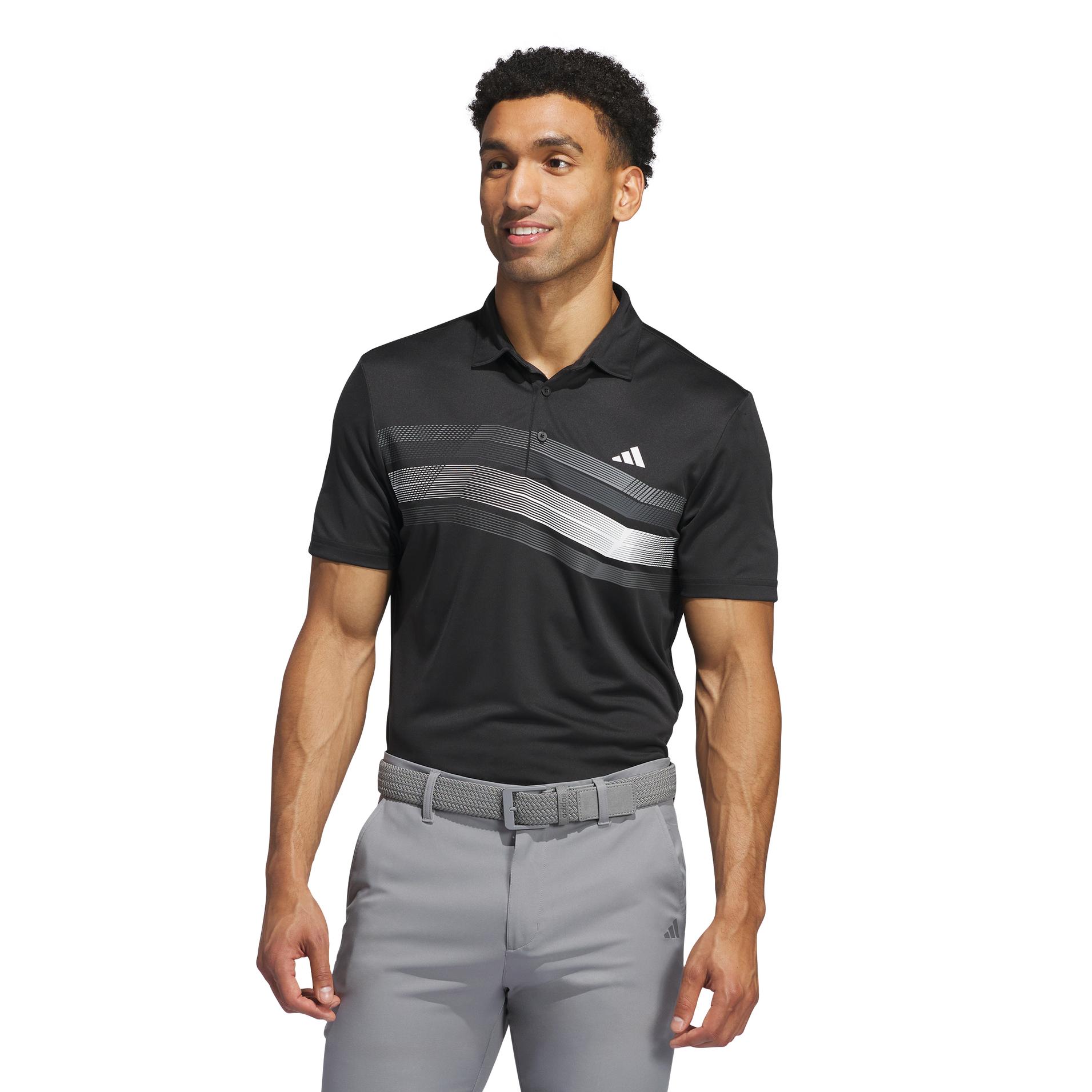 Polera Adidas de Golf Transpirable y Estilizada