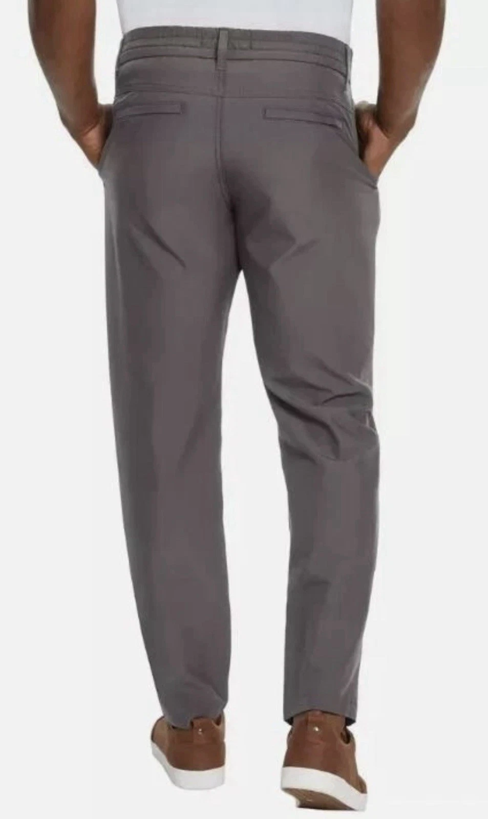 Marc New York® Men’s Commuter Pant Gris – Slim Fit 4-Way Stretch - Imagen 4