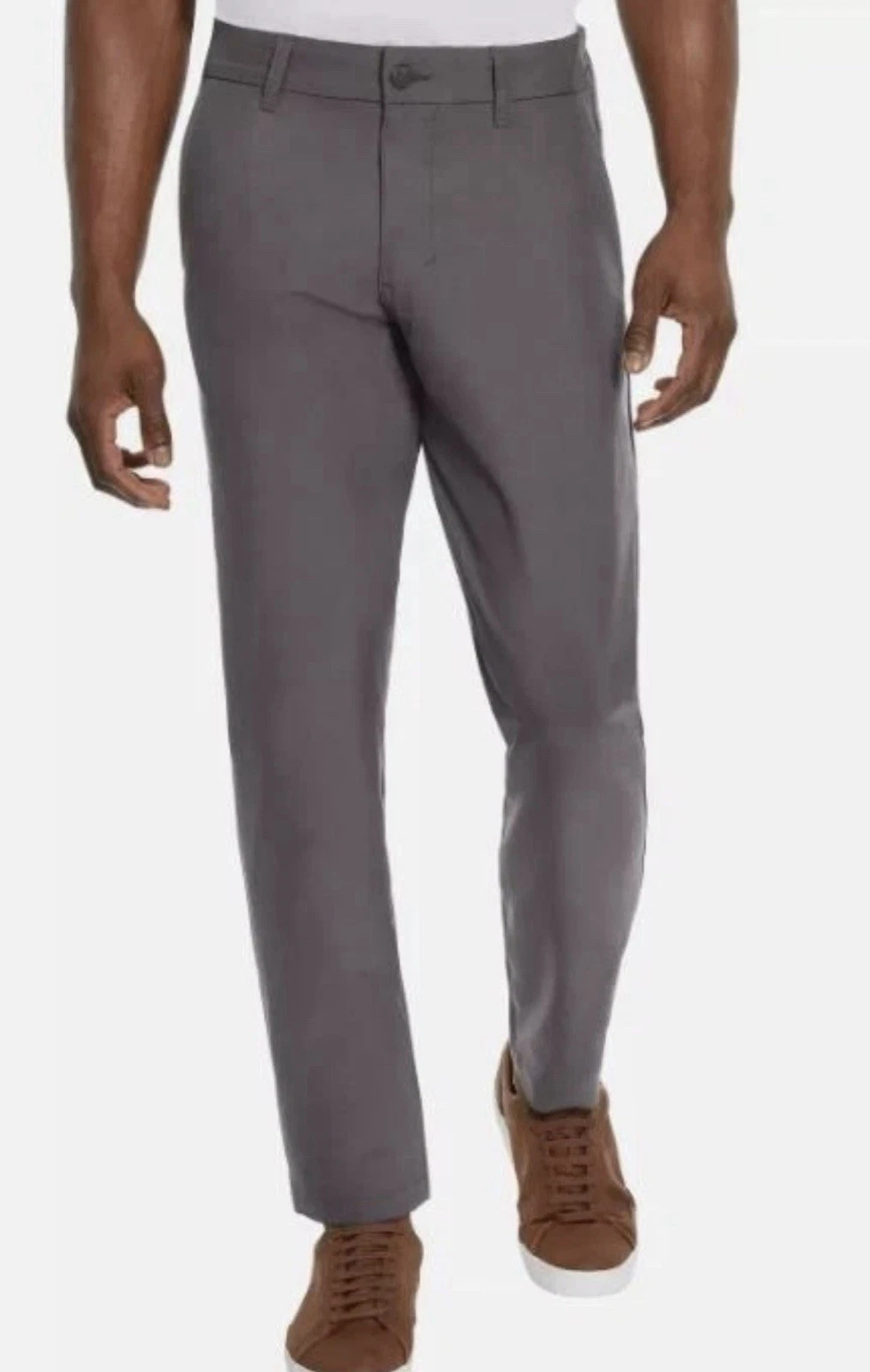 Marc New York® Men’s Commuter Pant Gris – Slim Fit 4-Way Stretch - Imagen 3