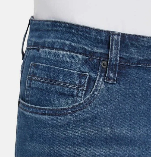 Jeans Recto Kenneth Cole New York Hombre – Mezclilla Elástica y Confort Azul - Imagen 5