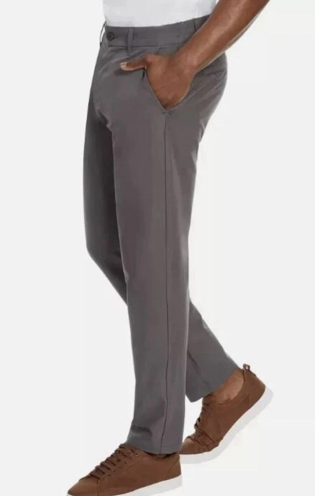 Marc New York® Men’s Commuter Pant Gris – Slim Fit 4-Way Stretch - Imagen 2