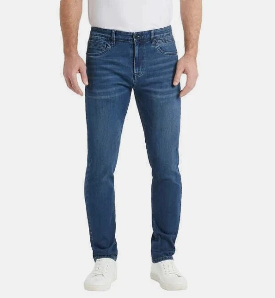 Jeans Recto Kenneth Cole New York Hombre – Mezclilla Elástica y Confort Azul - Imagen 2