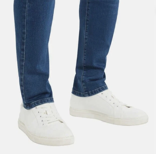 Jeans Recto Kenneth Cole New York Hombre – Mezclilla Elástica y Confort Azul - Imagen 6