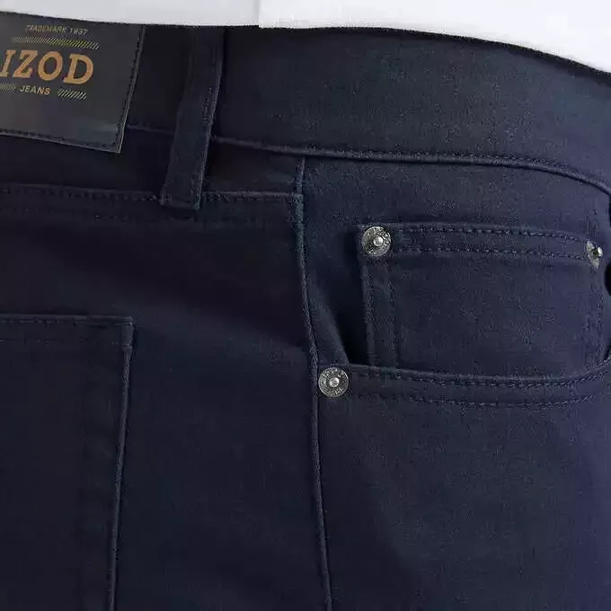 IZOD Jeans Regular Fit con Ultracomfort Stretch – Azul Marino - Imagen 4