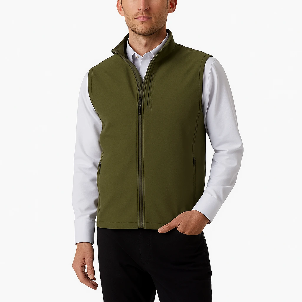 Chaleco 32 Degrees Tech Heat Hombre Verde Musgo