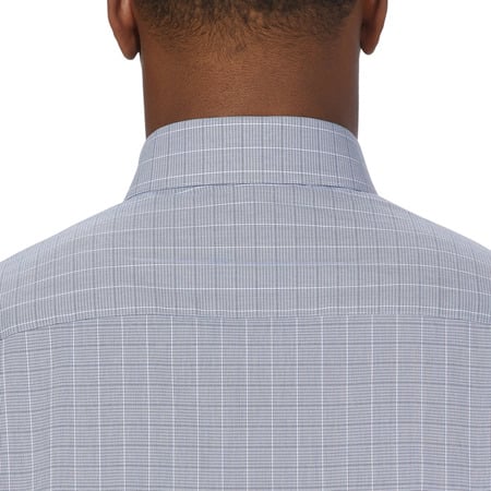 Camisa Calvin Klein Tech Active Stretch Gris con Microcuadro – Regular Fit - Imagen 7